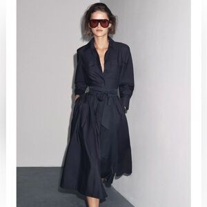 ZW COLLECTION POPLIN SHIRT DRESS